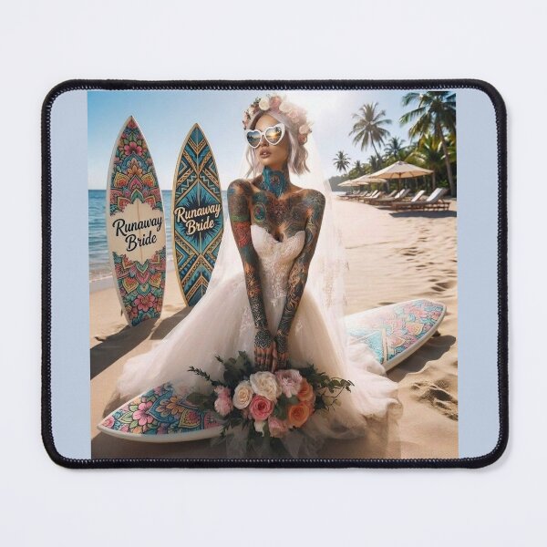 Item preview, Rocker Bride Surfboard Party designed and sold by Voodoo Store Paranormal Collections.