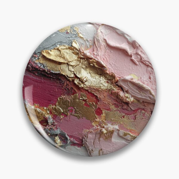 Item preview, Elegant Pink and Gold Textured Abstract Art designed and sold by colorful-white.
