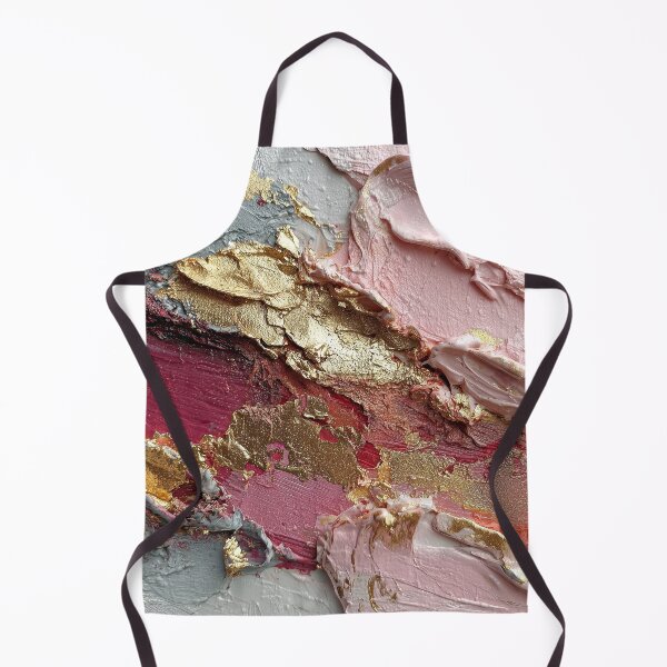 Item preview, Elegant Pink and Gold Textured Abstract Art designed and sold by colorful-white.