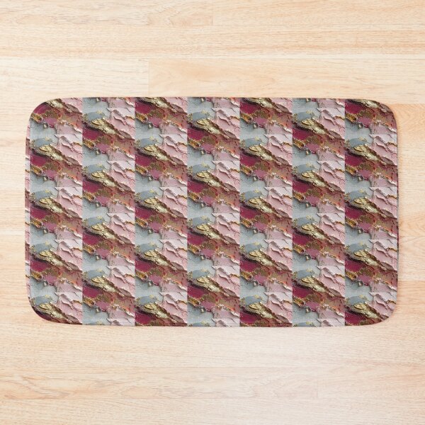 Item preview, Elegant Pink and Gold Textured Abstract Art designed and sold by colorful-white.