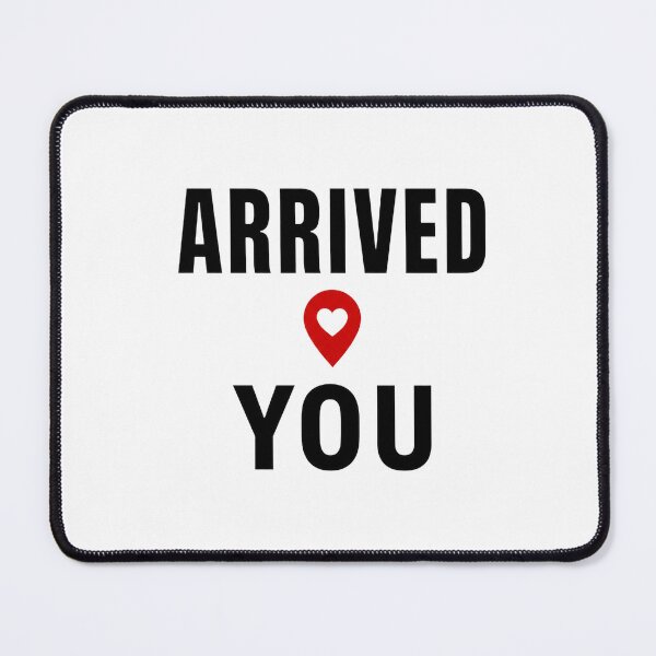 Item preview, Arrived You Minimal Romantic Love Design designed and sold by Lovestickerco.
