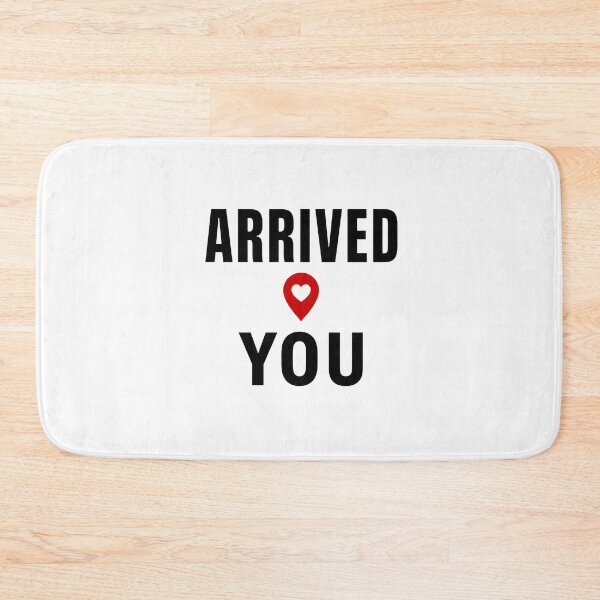 Item preview, Arrived You Minimal Romantic Love Design designed and sold by Lovestickerco.