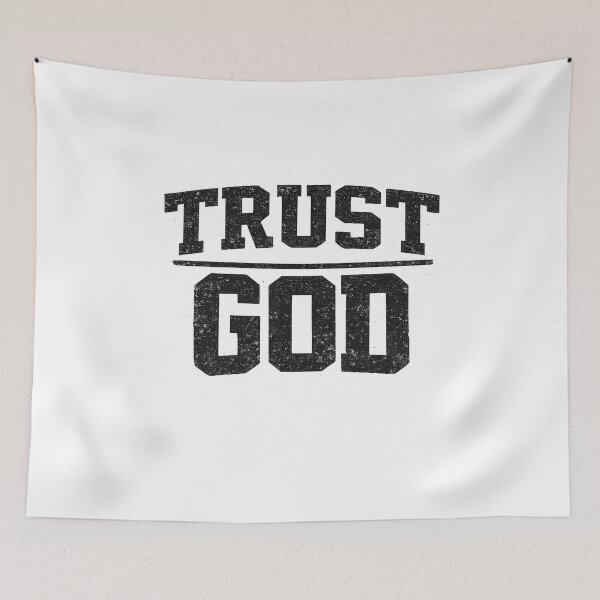 Item preview, Trust God Vintage Typography designed and sold by ravuh.