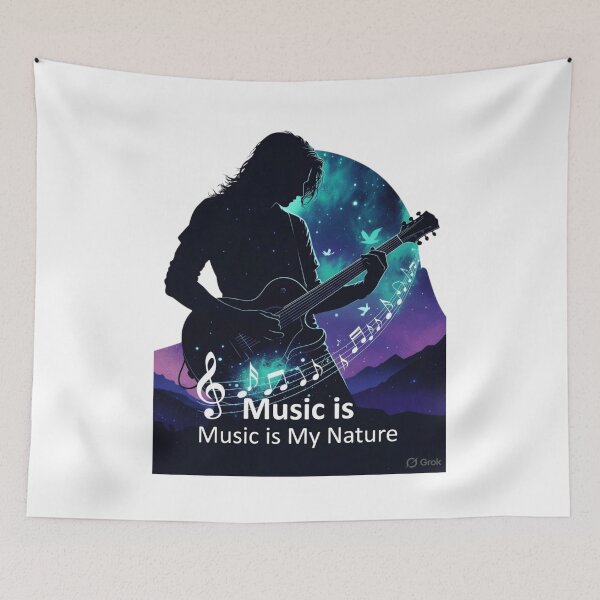 Item preview, Music Is My Nature Guitarist designed and sold by NatureHarmony16.