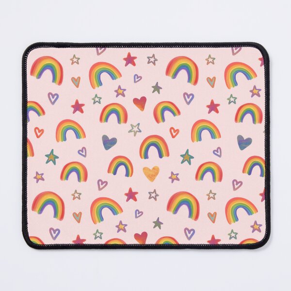 Item preview, Rainbow star heart pattern designed and sold by Sarimoomade.