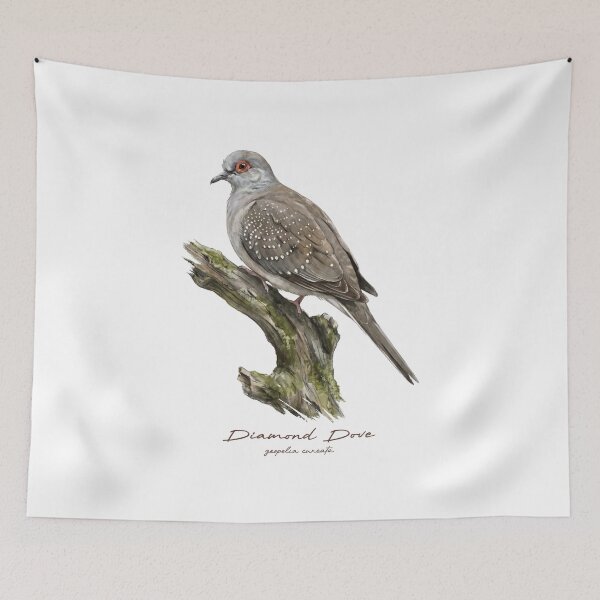 Item preview, Diamond Dove on Rustic Tree designed and sold by Takeda-art.