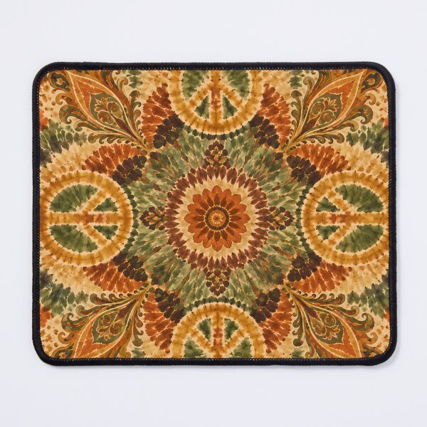 Item preview, Earth Tone Peace Sign Tie Dye Bohemian Hippie designed and sold by PinUpPizzazz.