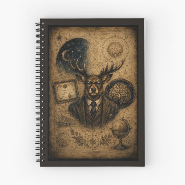 Item preview, The Antlered Autodidact — Archive Plate VII designed and sold by InnerwayStudio.