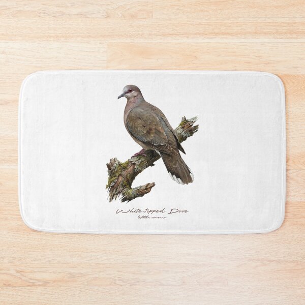 Item preview, White-tipped Dove on Mossy Tree designed and sold by Takeda-art.