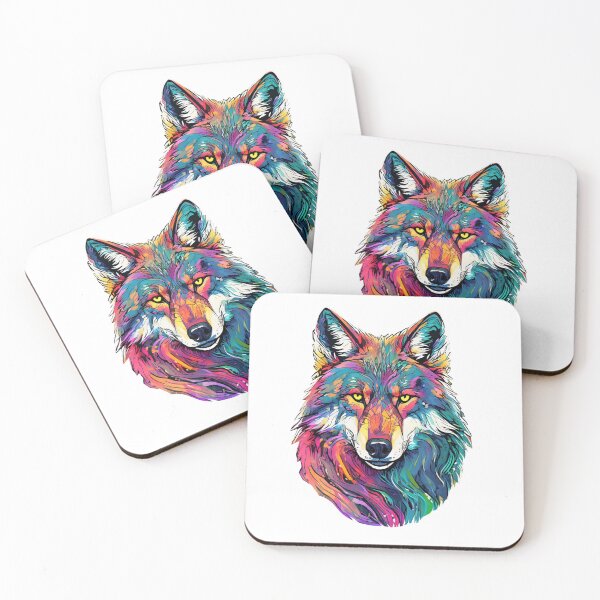 Item preview, Colorful Wolf - Great Graphics designed and sold by PawelZmich.