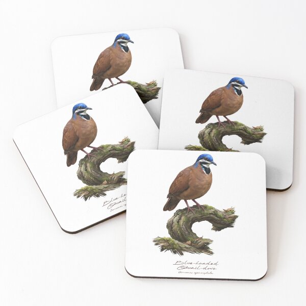 Item preview, Blue-headed Quail-dove on Tree designed and sold by Takeda-art.