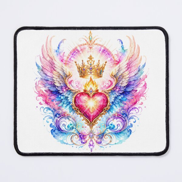 Item preview, Winged Heart Crown designed and sold by syotos-ai.