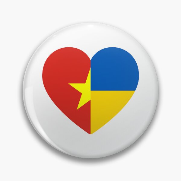Item preview, Vietnam Ukraine | 2 Nations 1 Heart designed and sold by sublimesun.