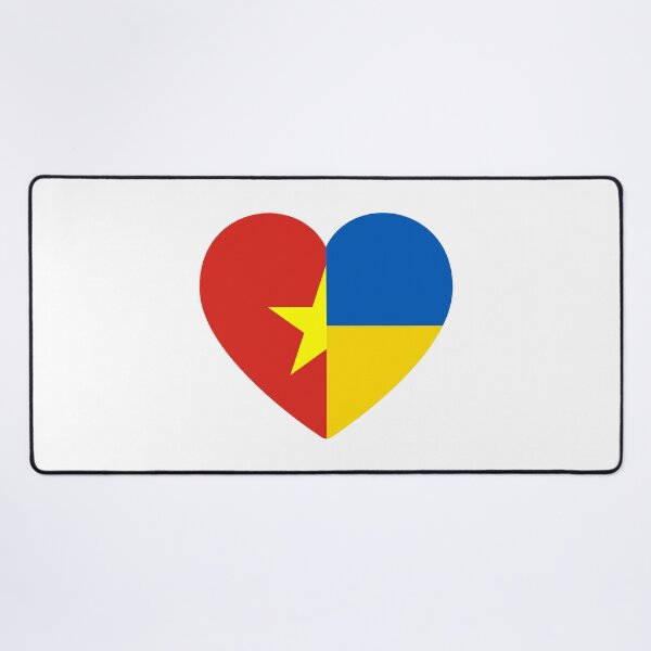 Item preview, Vietnam Ukraine | 2 Nations 1 Heart designed and sold by sublimesun.
