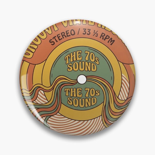 Item preview, Retro Vinyl Record 70s Psychedelic Wave Art designed and sold by gopurartwork69.