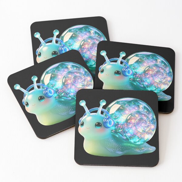 Item preview, Emerald Snail - Groovy Disco Ball Party & Neon Music designed and sold by ABYSSLAB.