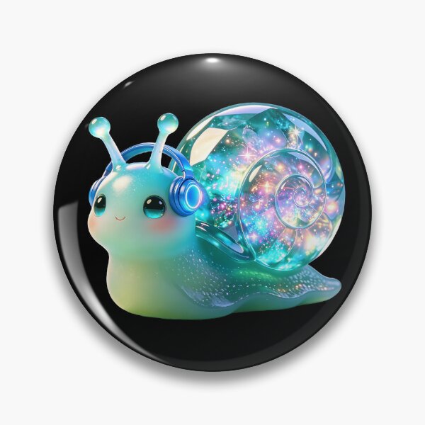 Item preview, Emerald Snail - Groovy Disco Ball Party & Neon Music designed and sold by ABYSSLAB.