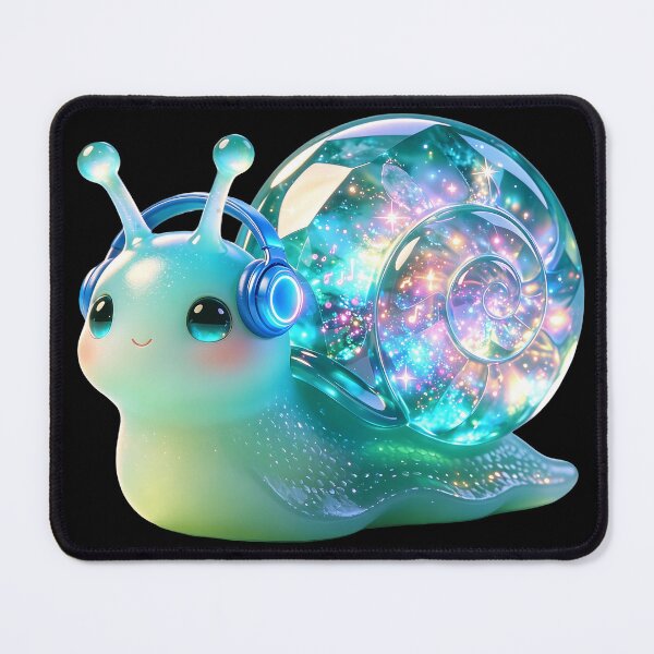 Item preview, Emerald Snail - Groovy Disco Ball Party & Neon Music designed and sold by ABYSSLAB.