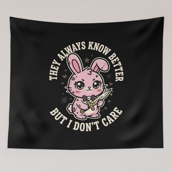 Item preview, Pastel Goth Bunny Creepy Cute Sword designed and sold by SplashTastic.