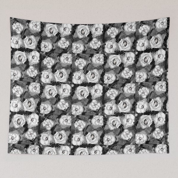 Item preview, White flowers  designed and sold by Emendi.