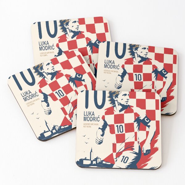 Item preview, Luka Modrić Croatia Football Legend Poster designed and sold by Studio pod Burom.