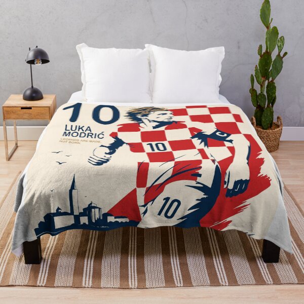 Item preview, Luka Modrić Croatia Football Legend Poster designed and sold by Studio pod Burom.