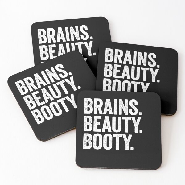 Item preview, Brains. Beauty. Booty - Funny Workout Smart People Gift designed and sold by agniaxelvano.