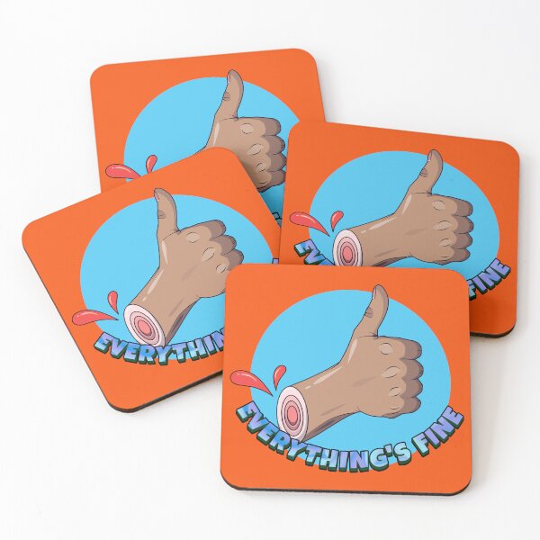 Item preview, Everything's Fine Thumbs Up designed and sold by RegretfulTurtle.