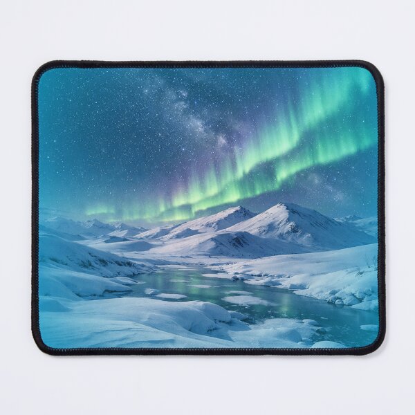 Item preview, Aurora snow landscape designed and sold by SeanTee.