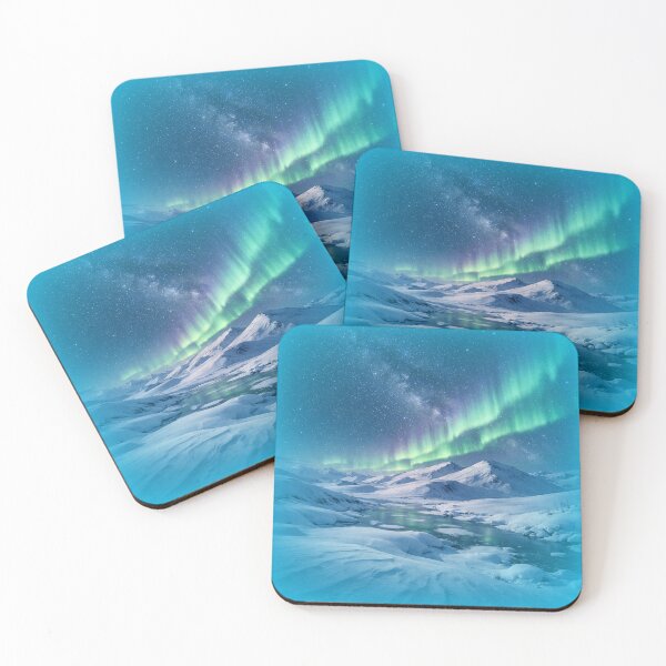Item preview, Aurora snow landscape designed and sold by SeanTee.