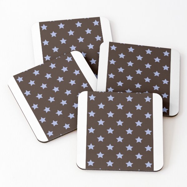 Item preview, Brown & Blue Star Polka Dots designed and sold by birdieco.