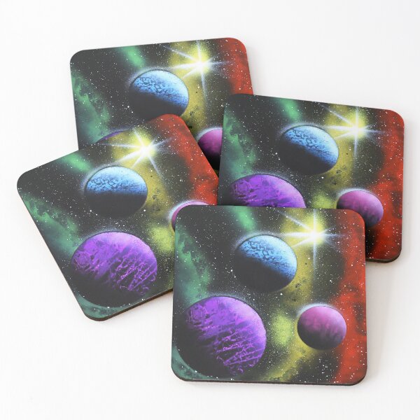 Item preview, Three Planets Floating in a Distant Galaxy designed and sold by EAAstroColors.