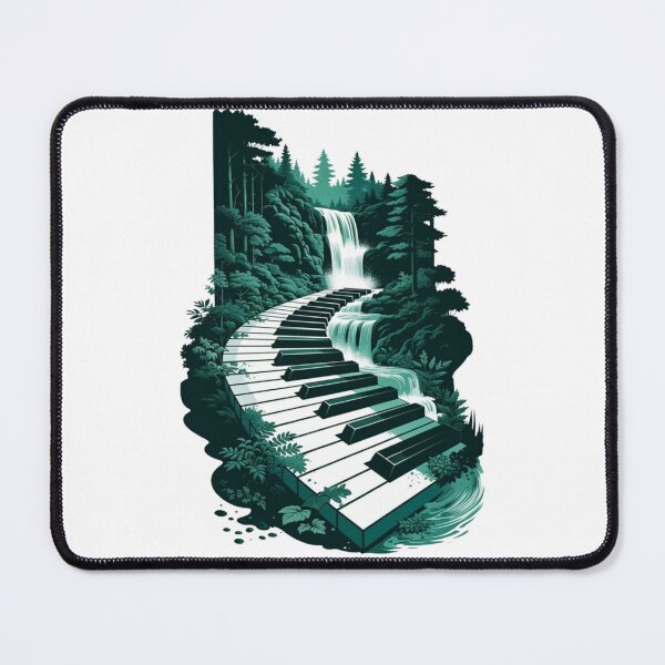Item preview, Piano Waterfall Forest designed and sold by NatureHarmony16.