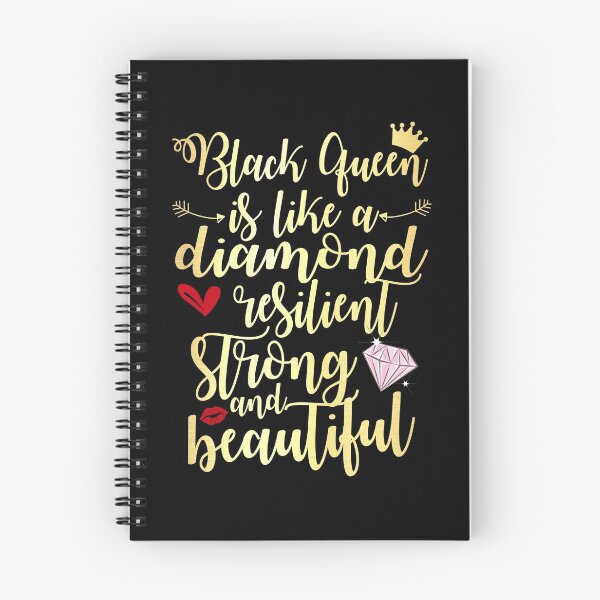 Item preview, Black Queen Is Like A Diamond Resilient Strong And Beautiful designed and sold by TheTaurus.