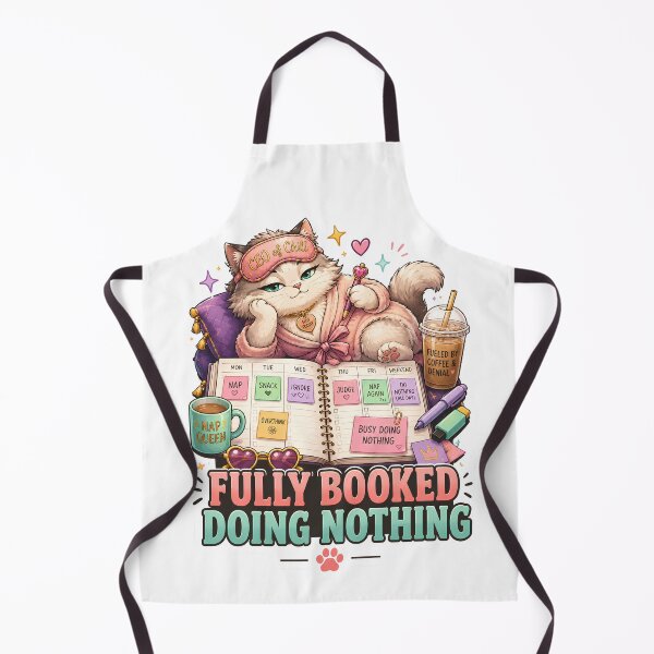 Item preview, Fully Booked Doing Nothing Cozy Cat designed and sold by MoodCats.