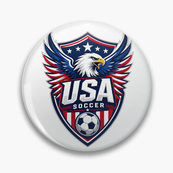Item preview, USA Soccer Emblem, Eagle Wings Football Crest  designed and sold by Jandedan.