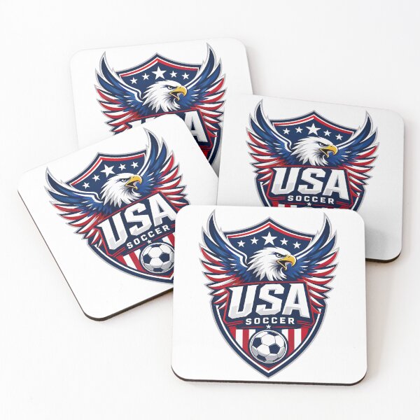 Item preview, USA Soccer Emblem, Eagle Wings Football Crest  designed and sold by Jandedan.