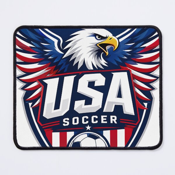 Item preview, USA Soccer Emblem, Eagle Wings Football Crest  designed and sold by Jandedan.
