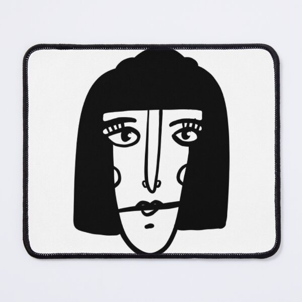 Item preview, Chic Rue Dparis French Avant Garde Portrait Illustration designed and sold by volkanikstudios.