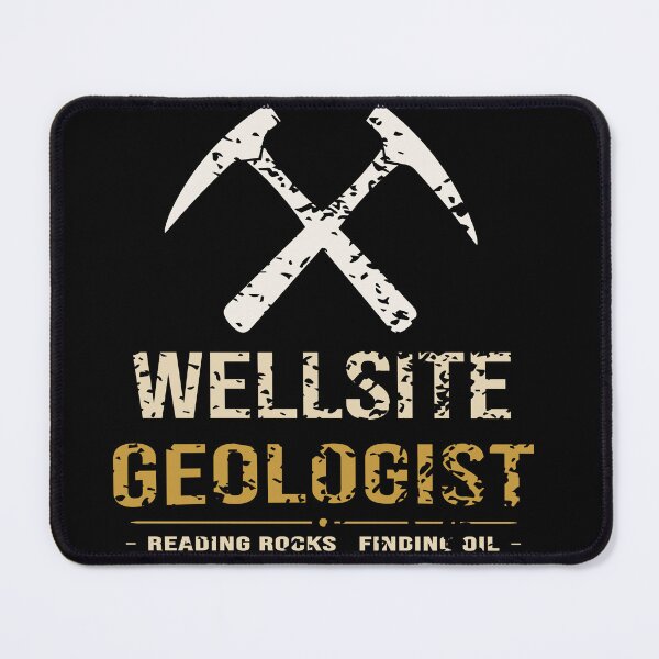 Item preview, Wellsite Geologist Vintage Badge Logo designed and sold by AlaeStudio.