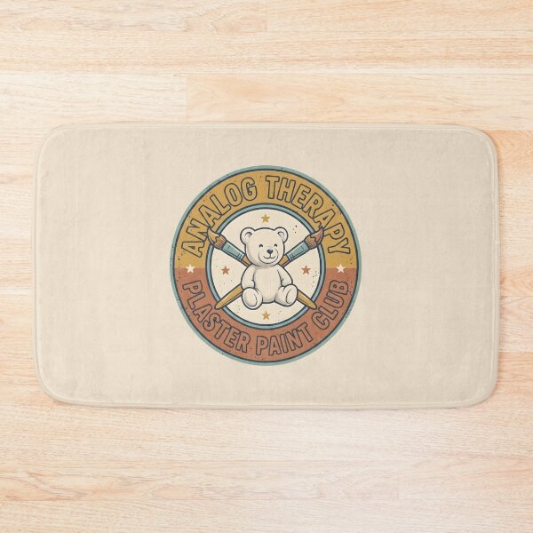 Item preview, Vintage Teddy Bear Analog Therapy Art Club designed and sold by SplashTastic.