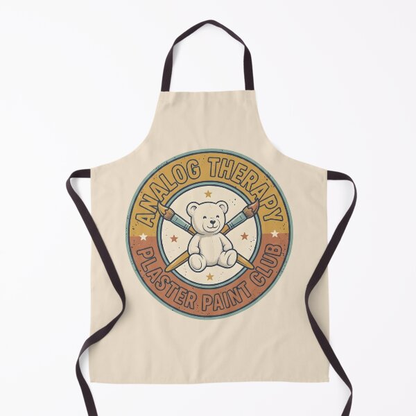Item preview, Vintage Teddy Bear Analog Therapy Art Club designed and sold by SplashTastic.