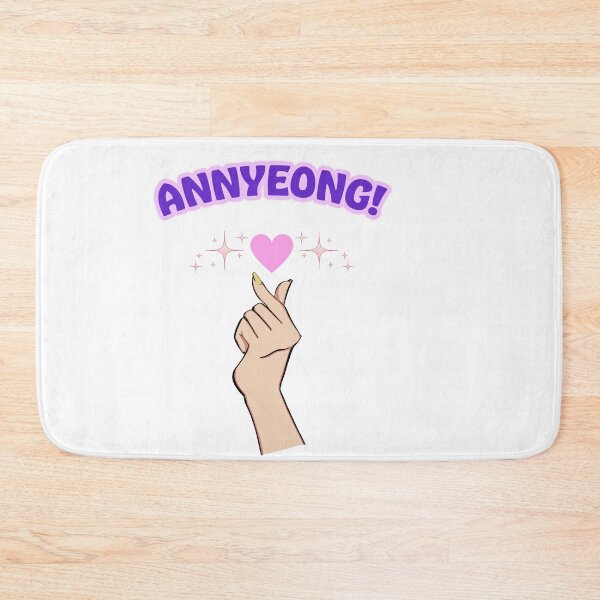 Item preview, Annyeong — Cute Korean Aesthetic Design designed and sold by QuirkyCloud Designs.