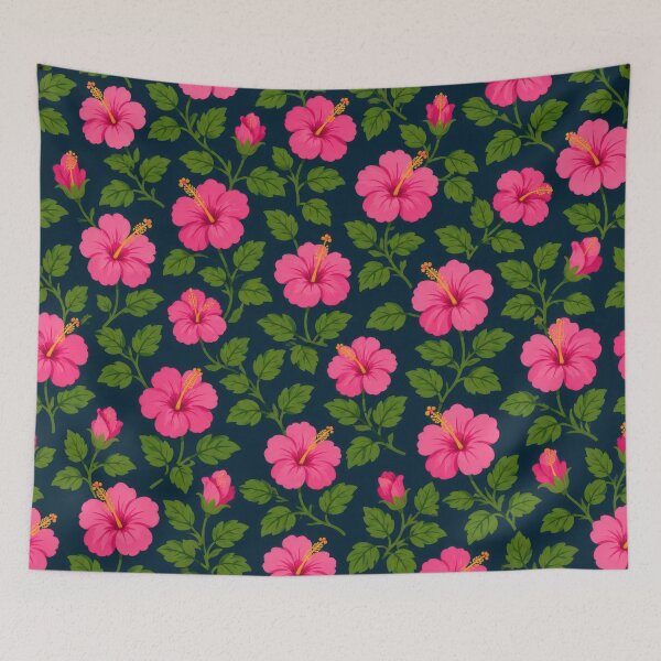 Item preview, Nordic Hibiscus Island Pattern designed and sold by scicilysimonee.