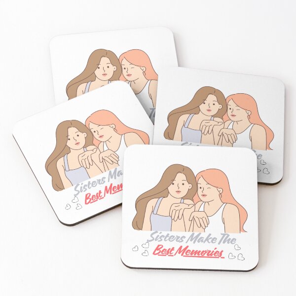 Item preview, Sisters Make the Best Memories | Sister Love Quote designed and sold by shreeedesigns.