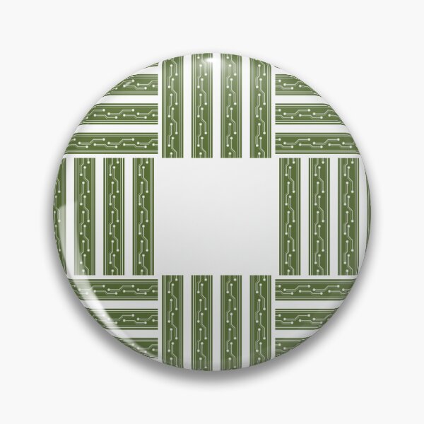 Item preview, Green Woven Circuit Board Seamless Pattern with Geometric Basket Weave Design designed and sold by Longsilp.