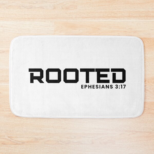 Item preview, Rooted - Ephesians 3:17 Christian Faith Growth - Black Design designed and sold by MoriaStore.