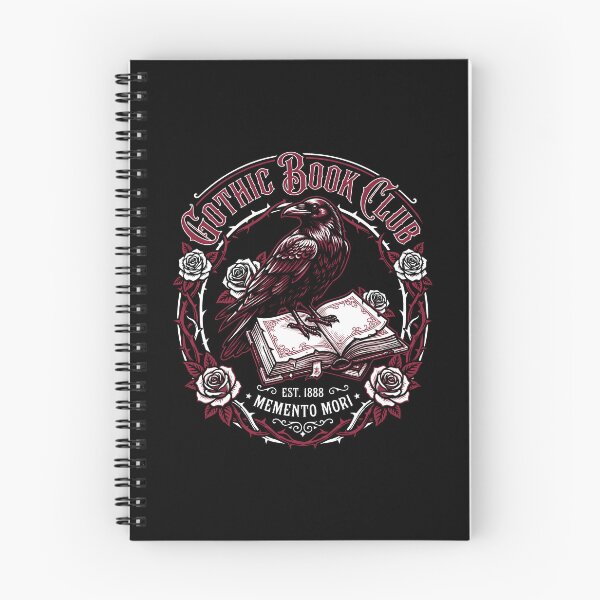 Item preview, Gothic Book Club Raven Memento Mori designed and sold by SplashTastic.