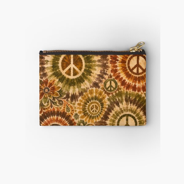 Item preview, Earth Tone Peace Sign Tie Dye Bohemian Hippie designed and sold by PinUpPizzazz.