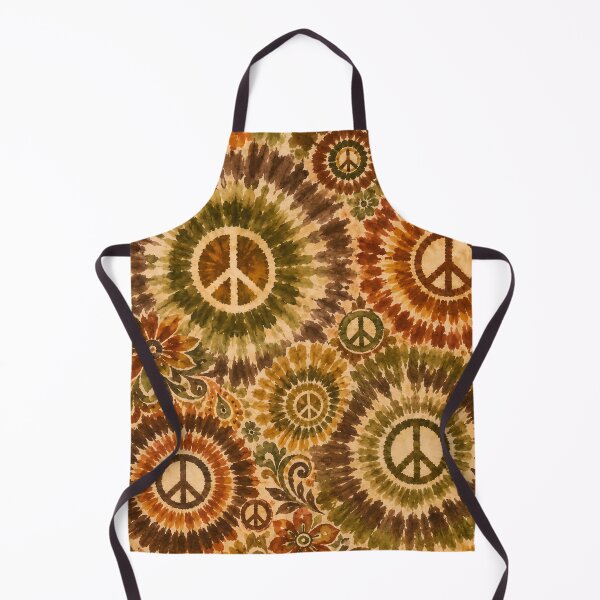 Item preview, Earth Tone Peace Sign Tie Dye Bohemian Hippie designed and sold by PinUpPizzazz.